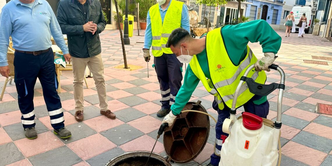 El Ayuntamiento de Fuengirola intensifica las labores de desinsectación ante el comienzo de la primavera y la proximidad de la Semana Santa
