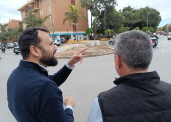 Benalmádena embellecerá la rotonda céntrica de Arroyo de la Miel tras concluir Acosol las obras de emergencia