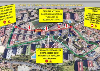 Acuerdo con Emabesa para mejorar toda la red de abastecimiento de calle Zodiaco, aprovechando las obras del Gamonal