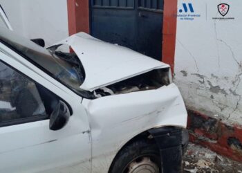 Fallece un hombre de 90 años que colisionó con su coche contra la fachada de una vivienda de Archidona