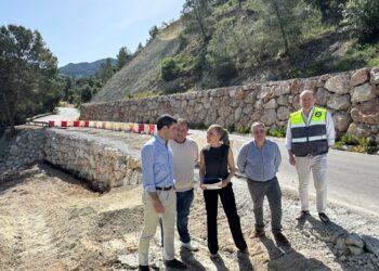 Diputación invierte 350.000 euros en reparaciones urgentes en la carretera de acceso al Caminito del Rey desde Ardales