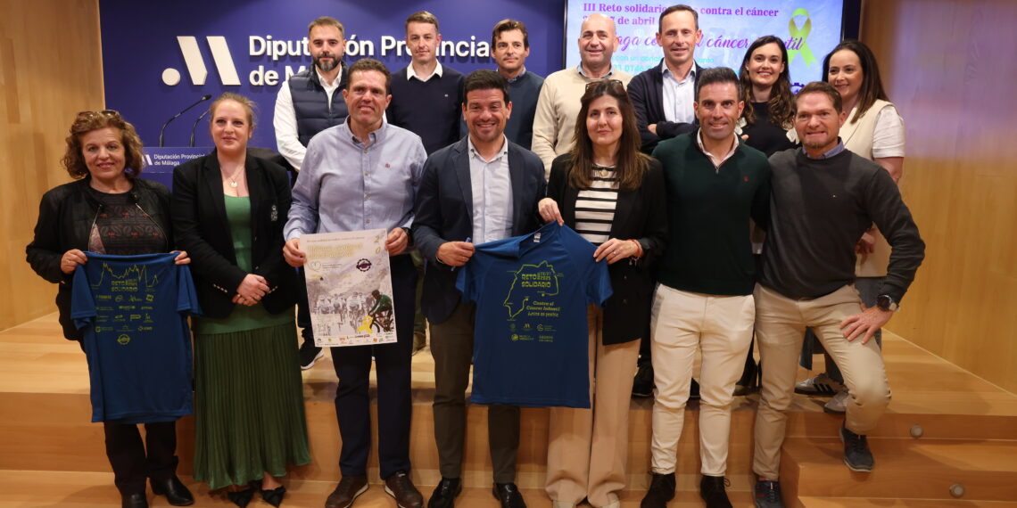 Diputación de Málaga colabora con la AECC en el III Reto contra el Cáncer para recaudar fondos para la investigación del cáncer infantil
