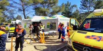 Más de un centenar de efectivos participa mañana en un simulacro de incendio forestal en Casares