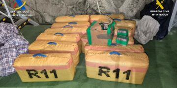 Intervenidas seis embarcaciones dedicadas al narcotráfico en el mar de Alborán