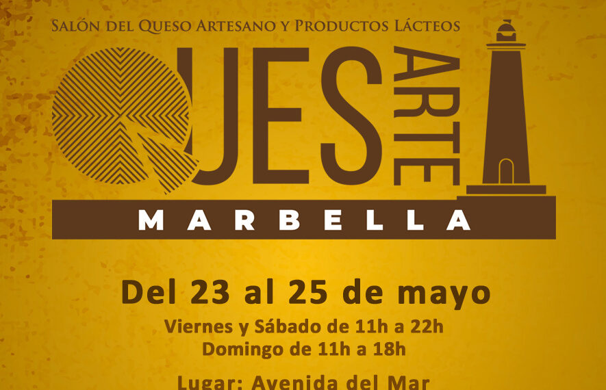 La avenida del Mar será escenario del 23 al 25 de mayo del Salón del Queso Artesano y Productos Lácteos ‘QuesArte Marbella’