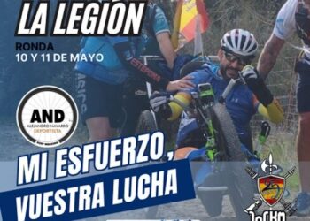 Alejandro Navarro será la primera persona con un 92% de discapacidad en participar en los 101 KM de Ronda