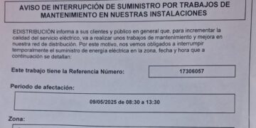 Cortes de electricidad en Casares durante la jornada de hoy