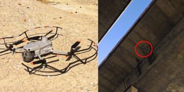 La autopista de la Costa del Sol refuerza la inspección técnica de sus viaductos mediante drones