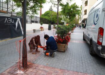 Marbella inicia un plan de asfaltado de emergencia que abarcará todos los distritos y una superficie de más de 43.000 metros cuadrados