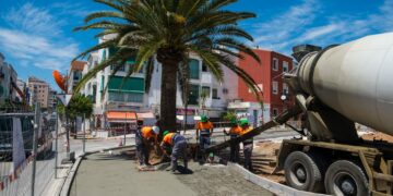 El nuevo aparcamiento de la avenida Oriental de San Pedro Alcántara estará listo a finales de junio