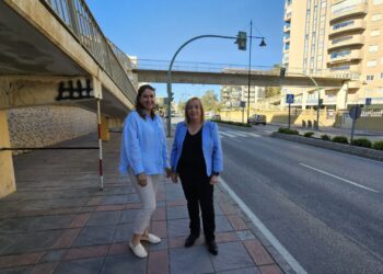 Fuengirola mejorará la imagen de la avenida de las Gaviotas con la demolición de la antigua pasarela peatonal de la N-340