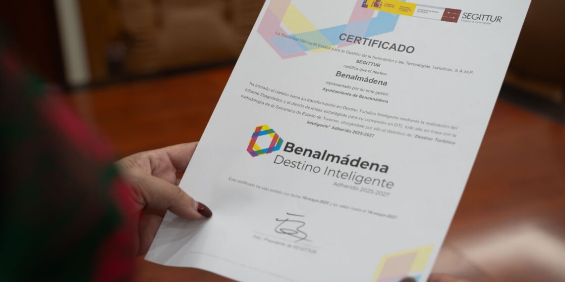 Benalmádena ya es Destino Turístico Inteligente y supera a la media nacional en su estrategia de implantación