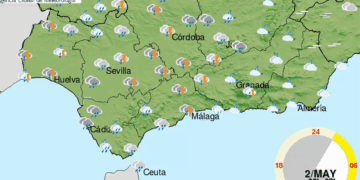 Puente de Mayo pasado por agua en la Costa del Sol: aviso amarillo este jueves y viernes