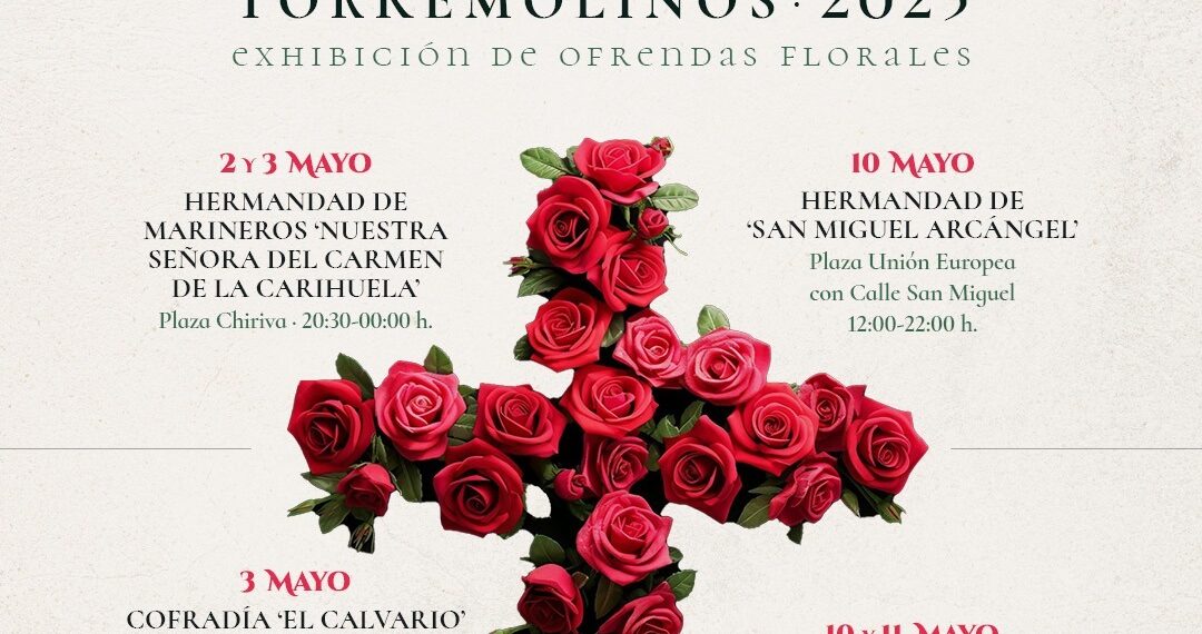 Torremolinos celebra las Cruces de Mayo con la participación de seis colectivos