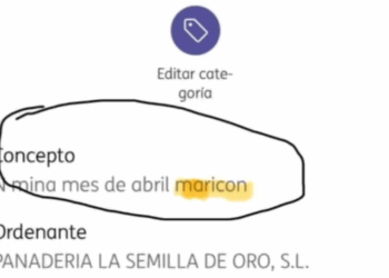 10.000 euros de condena para la panadería que pagó con concepto de «nómina abril maricón»