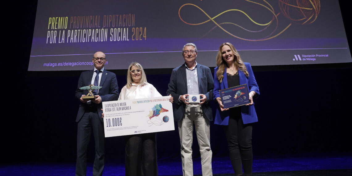 La asociación Alcer, ganadora del Premio Provincial Diputación por la Participación Social