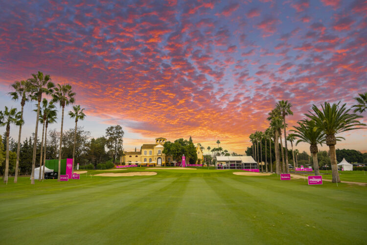 Amanecer en el Real Guadalhorce Club de Golf.