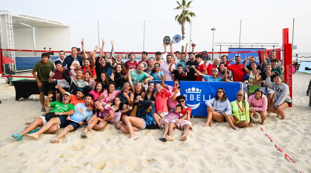 Marbella debuta con éxito como sede del Campeonato de España de Tenis Playa