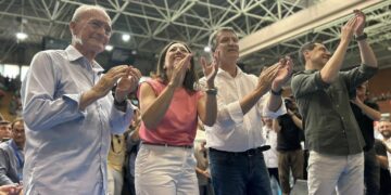Moreno ensalza junto a Feijóo los logros del PP en torno al metro y al tercer hospital de Málaga
