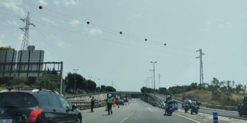 Hasta cuatro vehículos implicados en una colisión en la A-7 a la altura de Marbella