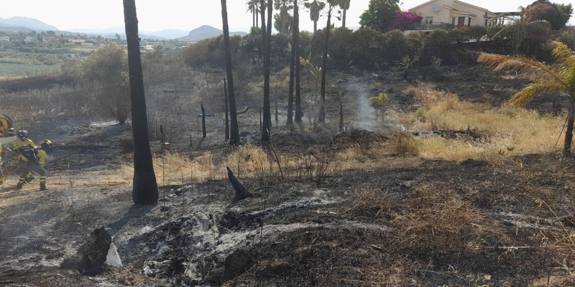 Controlado el incendio forestal de Alhaurín El Grande