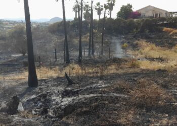 Controlado el incendio forestal de Alhaurín El Grande