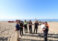 Marbella refuerza la seguridad en las playas con un dispositivo especial de Policía Local, Bomberos y Protección Civil