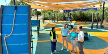 El Ayuntamiento de Fuengirola ultima las obras de creación de un gimnasio al aire libre en el Parque de La Loma para incrementar su oferta deportiva