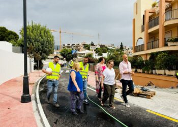 Finalizan las obras de remodelación de la calle Tomillo en Torreblanca, Fuengirola