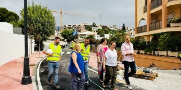 Finalizan las obras de remodelación de la calle Tomillo en Torreblanca, Fuengirola
