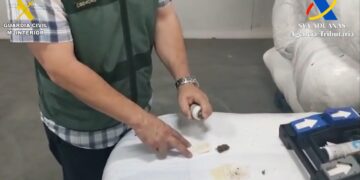 Dos detenidos y 300 kilos de marihuana procedente de EE.UU. intervenidos en Málaga