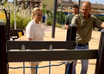 El Ayuntamiento de Fuengirola concluye las obras de un gimnasio al aire libre en el Parque de La Loma