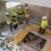 Lara supervisa las obras de modernización energética del edificio Ovoide, con una inversión superior a los 720.000 euros