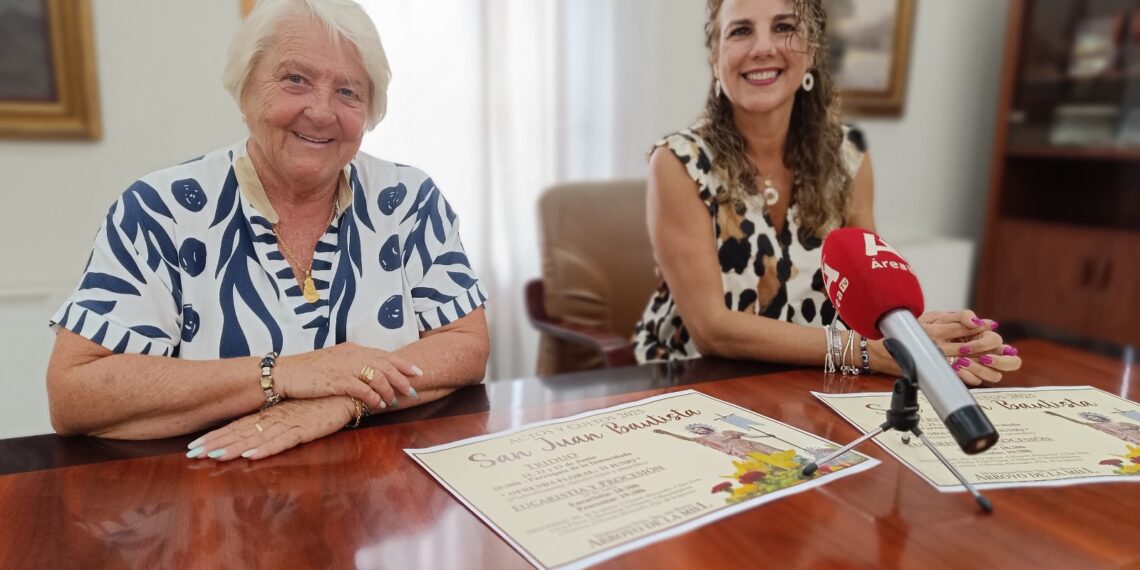 La Delegación de Fiestas y Tradiciones Populares y la Hermandad del Rocío presentan los actos religiosos en honor a San Juan Bautista