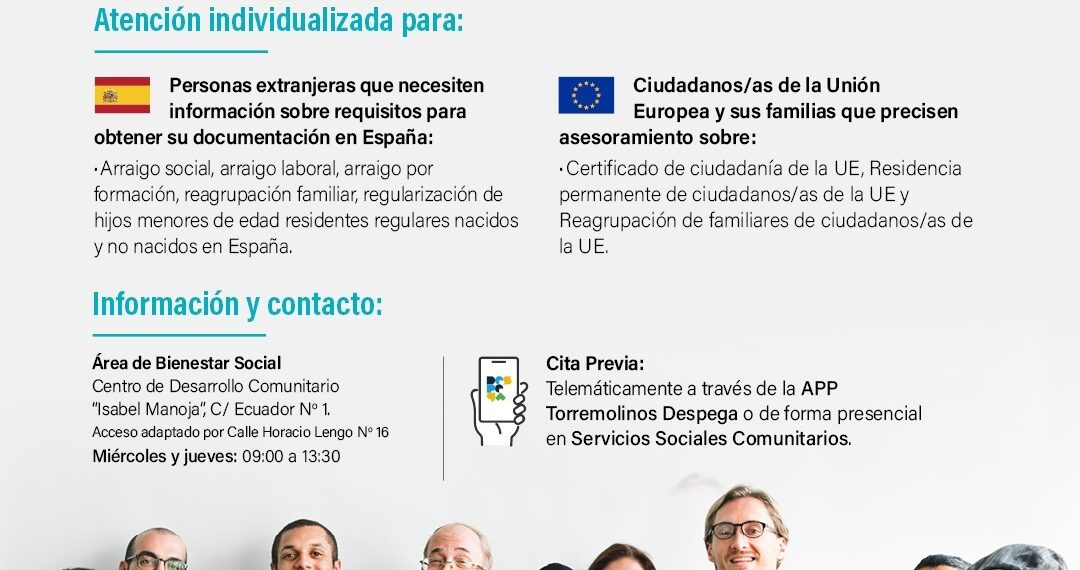 El servicio de asesoramiento jurídico a personas extranjeras de Torremolinos incrementa un 27% el número de consultas atendidas