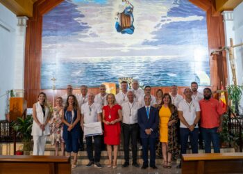 Emotivo inicio del Triduo en honor a la Virgen del Carmen, ya reconocida como Fiesta de Singularidad Turística de Málaga