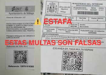 Alerta de estafa: usan la imagen del Ministerio del Interior y DGT para engañar con multas falsas