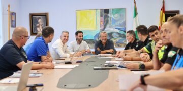 Marbella avanza en los preparativos del dispositivo de la Copa Davis, con un aforo para 5.000 personas
