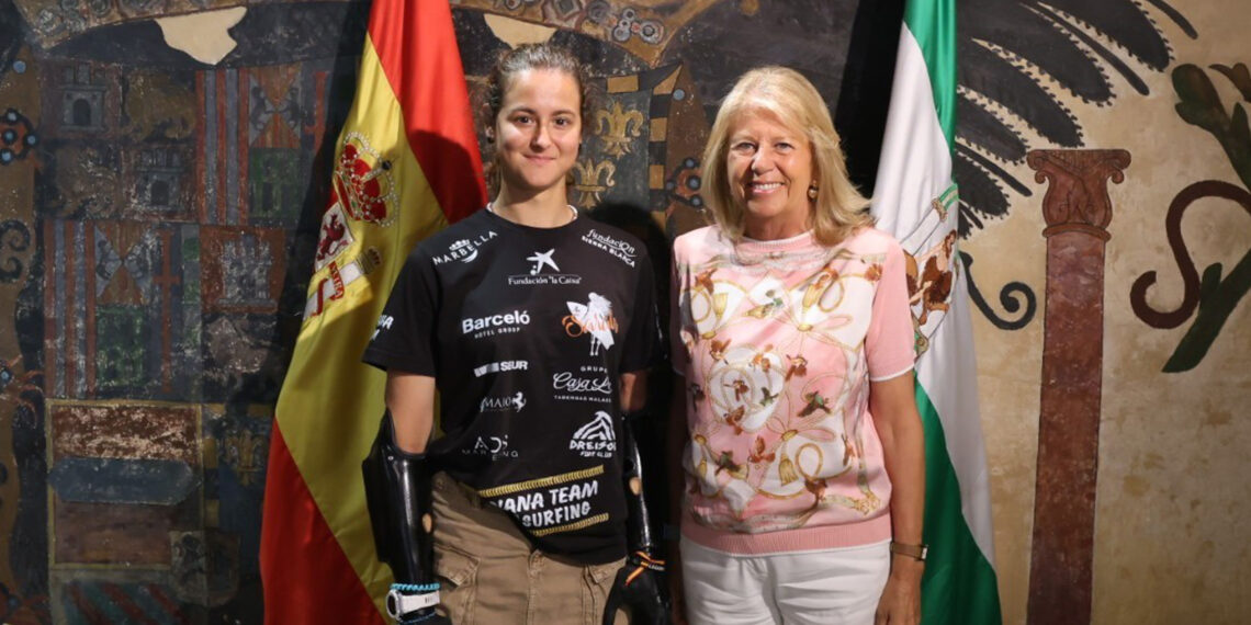 Marbella renueva por cuatro años el patrocinio de Sarah Almagro, que seguirá siendo embajadora de la ciudad