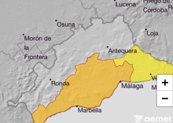 Vuelve el aviso naranja por calor este domingo en la Costa del Sol