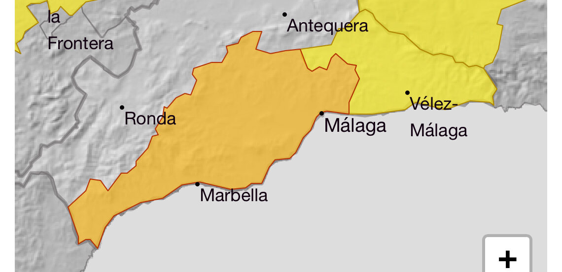 Alerta naranja por calor en toda la Costa del Sol occidental: el terral elevará las temperaturas hasta los 39 grados
