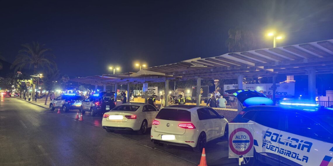 Más de 450 denuncias en los controles de tráfico de junio en Fuengirola