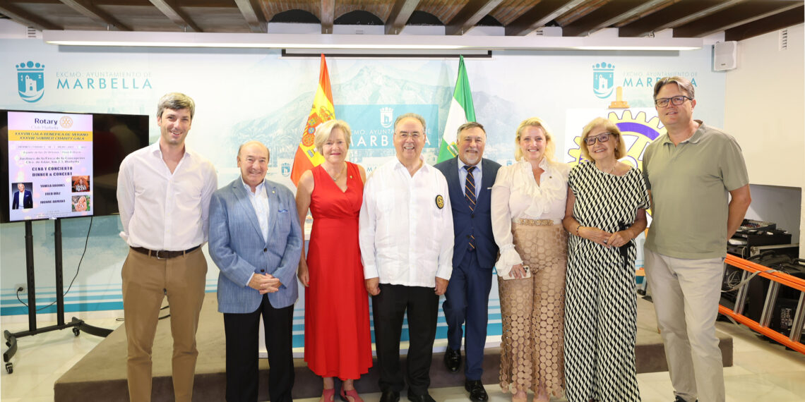 Rotary Club Marbella celebrará su XXXVIII Gala Bénefica de Verano el 18 de julio en los jardines de la Finca de la Concepción