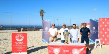 Marbella acogerá por primera vez las Supercopas femenina y masculina de fútbol playa en el parque del Mediterráneo