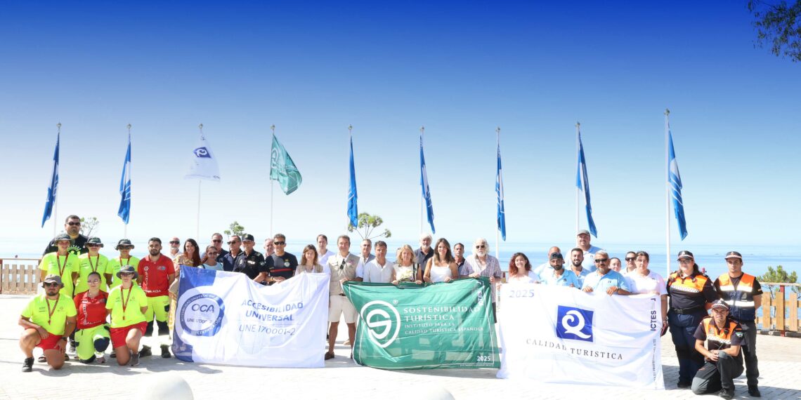 Marbella, a la cabeza de municipios andaluces con mayor número de reconocimientos a sus playas