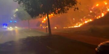 Otros dos incendios se originaron anoche por la zona de Mijas Golf y el Tívoli
