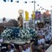 La semana grande en honor a la Virgen del Carmen en Benalmádena disfruta del encuentro entre la Protectora de los Mares y La Chiquita