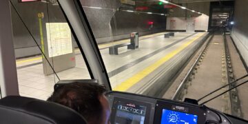 Comienzan las primeras pruebas en circulación de los dos nuevos trenes del Metro de Málaga