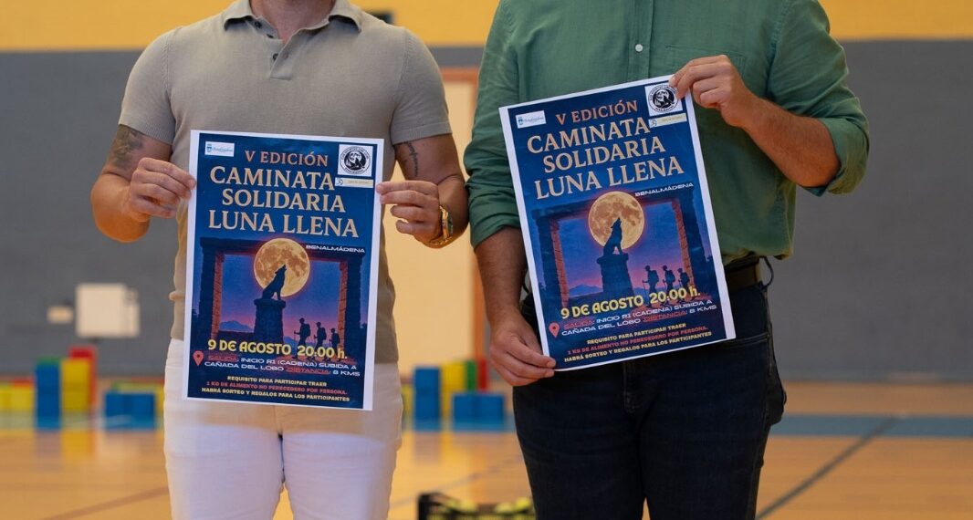 Benalmádena acoge la Caminata Solidaria ‘Luna Llena’ el próximo 9 de agosto
