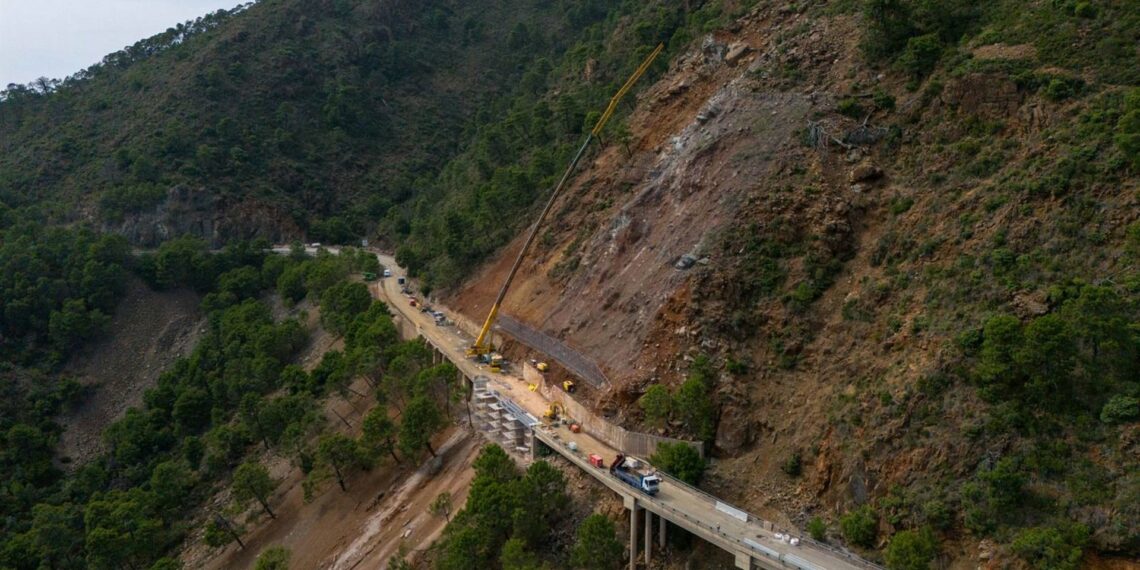 Buenas noticias en la A-397: la carretera Ronda-San Pedro abrirá parcialmente en una semana